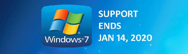 Microsoft Windows 7 support ends Jan. 14